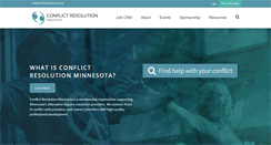 Desktop Screenshot of conflictresolutionmn.org